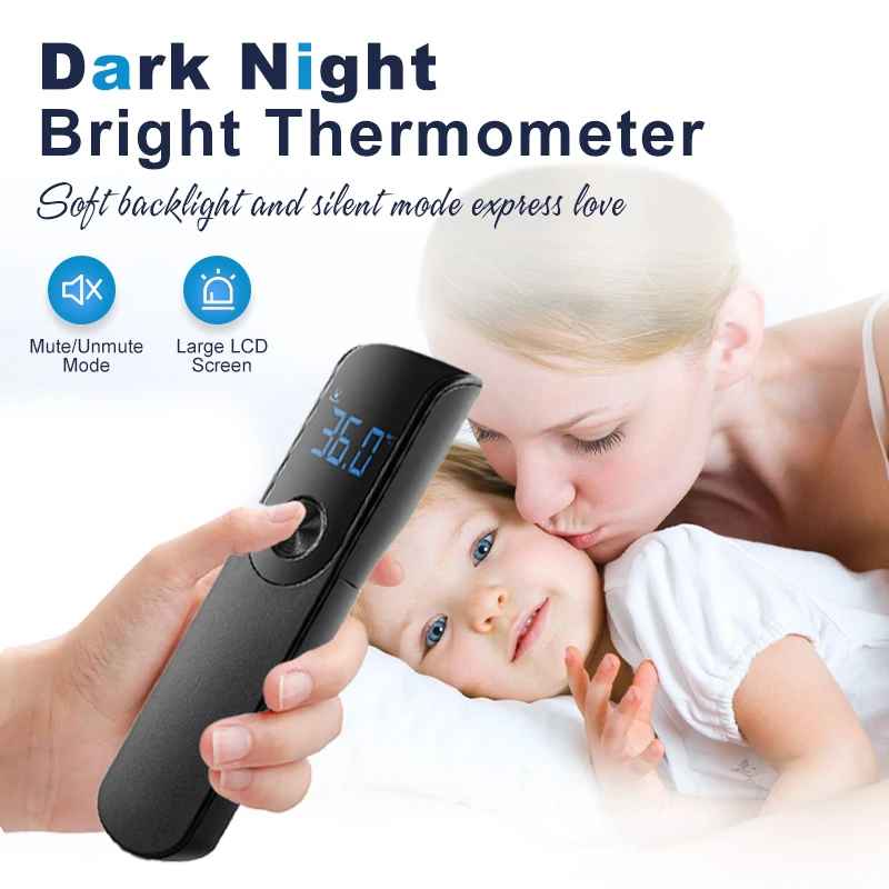 Digital Non-Contact Thermometer Infrared Thermometer Forehead Ear medical Termometro Body Fever Baby/Adult Temperature