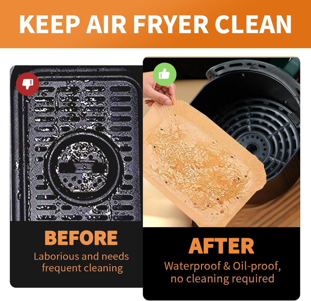 150PC Air Fryer Liners, Ninja Air Fryer Paper Liners Disposable